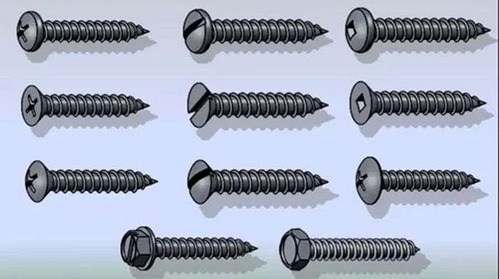 types of fasteners