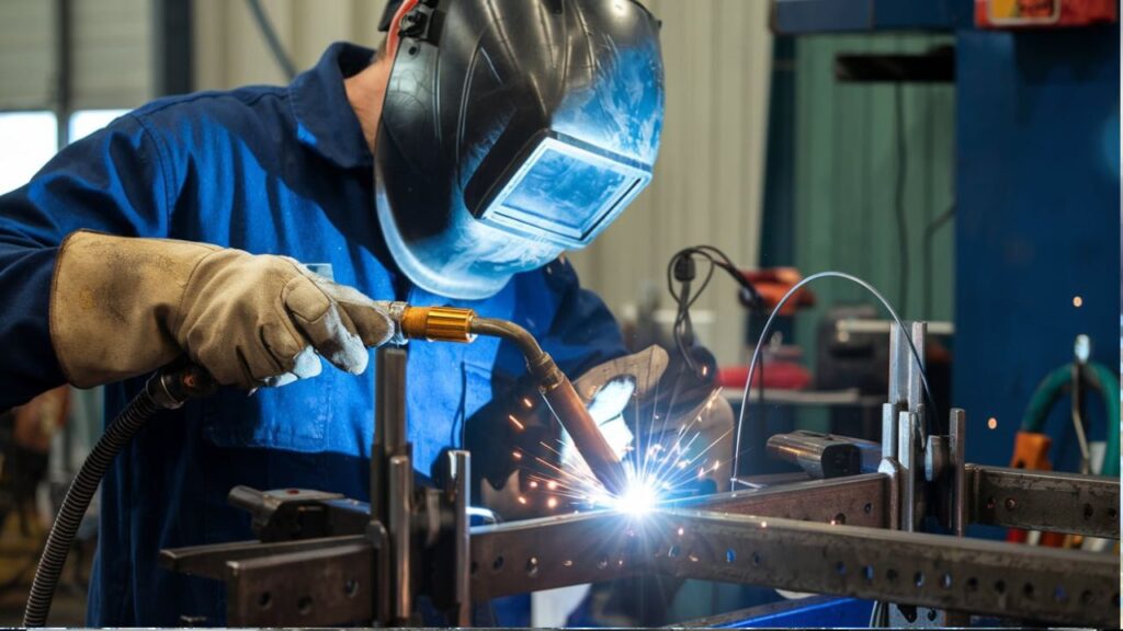 Gas welding process