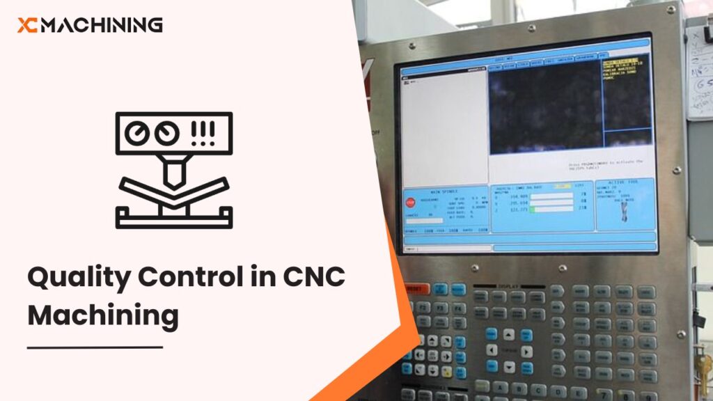 Quality control in CNC machining displayed on screen, showing machine parameters and monitoring during production.